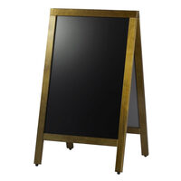 Tabla stradala dubla, rama lemn, 50x85 cm, Hendi