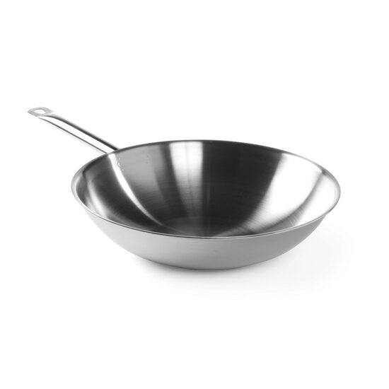 Tigaie wok fara capac, Hendi, ø360x(H)90mm