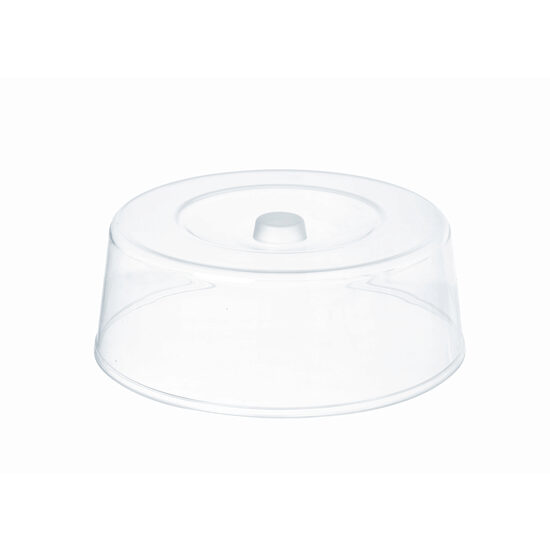Capac pentru platou tort, Hendi, plastic transparent, diam. 30x(H)11 cm