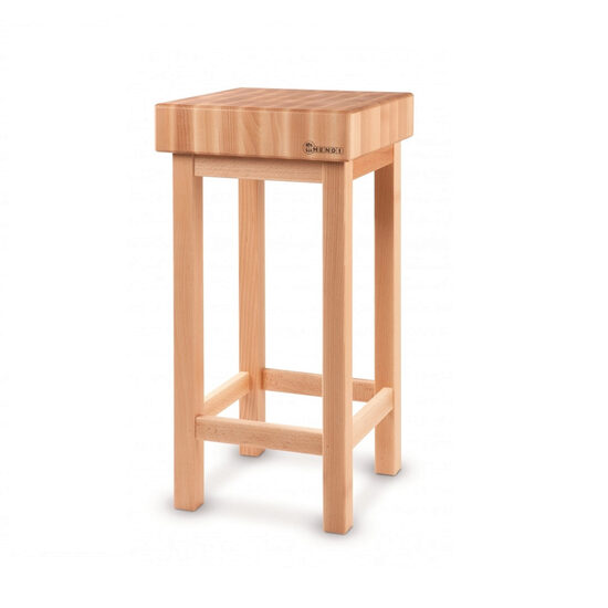 Butuc pentru transat carne / alimente din lemn fag pe suport din lemn, Hendi, 500x400x(H)150 mm