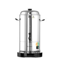 Percolator / cafetiera profesionala, 6lt, Hendi, cu pereti dubli din inox, 1500W, diam. 241x (H)480 mm, robinet anti-picurare, temperatura ajustabila pana la 100 C, filtru incorporat pentru cafea macinata