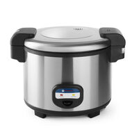 Fierbator & incalzitor Hendi pt. orez, 5.4 lt, 455x455x(H)380 mm, 1950 W, 230 V