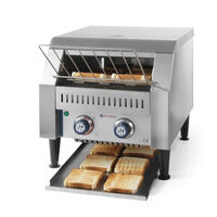 Toaster / prajitor paine profesional tip tunel, 2240 W, corp inox, Hendi, 418x368x(H)387 mm