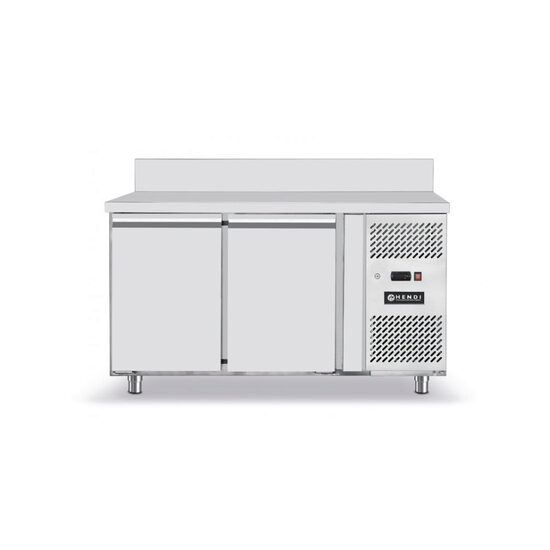 Masa rece cu 2 usi profesionala, inox, ARKTIC by Hendi Profi Line, interval temperatura -2/+8 gr C, 250W, 136x70x(H)85 cm