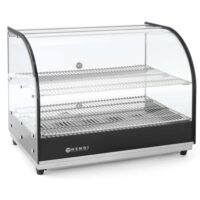 Vitrina calda, ARKTIC by Hendi, cu doua nivele, incalzire infrarosu, termostat reglabil pana la 85 gr C, 554x376x(H)432 mm