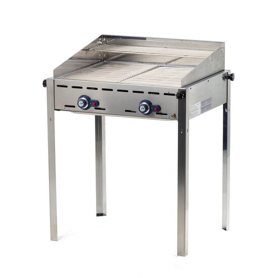 Grill barbecue Green Fire cu 2 arzatoare  740x612x(H)825mm