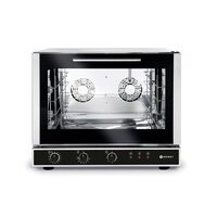 Cuptor convectie Hendi cu umidificare, capacitate 4 tavi 600x400 mm, 2 elemente incalzire, 2 ventilatoare, termostat reglabil, 50-300gr C, timer 0 - 120 min, 6400 W, 790x750x(H)635 mm