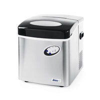 Masina profesionala pentru cuburi gheata, capacitate 15kg / 24h, stocare 4,5 kg cuburi, 160W, corp inox, Hendi Kitchen Line 15