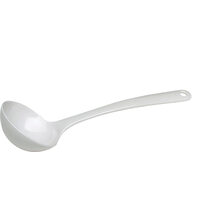 Lingura sos, Hendi, 23.5 cm, alba, 70 ml, din plastic rezistent termic