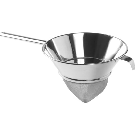 Sita Hendi conica, cu plasa de sarma pe jumatate, otel inoxidabil, 200 mm