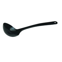 Lingura servire adanca / polonic, Hendi, 30 cm, 140 ml, plastic negru rezistent termic