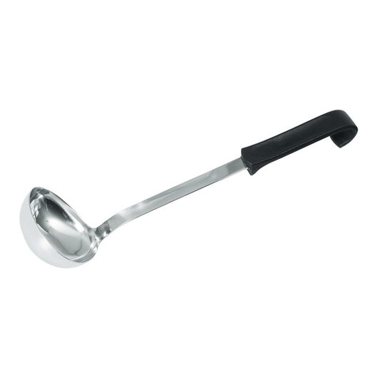 Polonic Hendi pentru supa, otel inoxidabil, maner polipropilena, 0.11 lt 80x300 mm