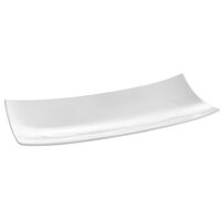 Farfurie portelan termo-rezistent, forma dreptunghiulara, Bark, Hendi, 218x105x(H)23 mm