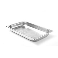 Tava perforata Gastronorm GN 1/1 (530x325 mm), H=65 mm 8.6 lt, inox, Hendi Kitchen Line