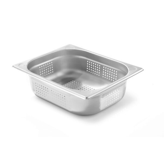Tava Hendi perforata Gastronorm GN 1/2 40 mm 2 lt - gama Profi Line, otel inoxidabil