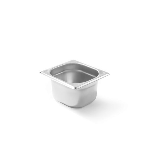 Tava Hendi Gastronorm GN 1/6 100 mm 1.6 lt - gama Kitchen Line, otel inoxidabil