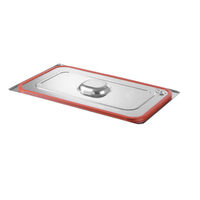 Capac Gastronorm cu banda siliconata GN 1/6 - gama Hendi Profi Line, otel inoxidabil