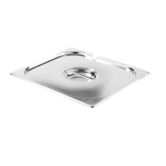 Capac Hendi Gastronorm cu fanta lingura servire GN 1/9 - gama Kitchen Line, otel inoxidabil