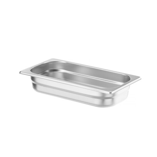 Tava Hendi Gastronorm GN 1/3 65 mm 2.5 lt - gama Profi Line, otel inoxidabil