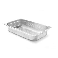 Tava perforata Gastronorm GN 1/1, 530x325x(H)100 mm ,13.2 lt, inox, Hendi Kitchen Line