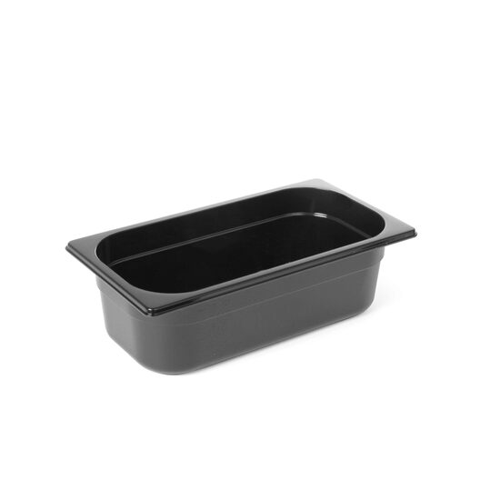 Tava Hendi Gastronorm GN 1/1 65 mm 9 lt - policarbonat negru