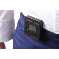 Timer digital bucatarie, Hendi, cu clip magnetic, 67 x 67 mm, baterie inclusa, 99 min si 59 sec