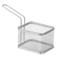Cos servire Mini-fry pentru cartofi prajiti, Hendi, otel inoxidabil, 12x10x(H)8 cm