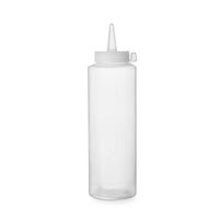 Sticla dispenser 350 ml, 55x205 mm, polietilena transparenta, Hendi