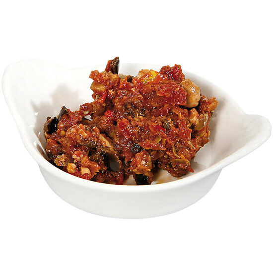 Set 6 bucati vase tapas Hendi, model Huevo, portelan dur,  diametru 6,5x1,5 cm, rezistent la temperaturi inalte