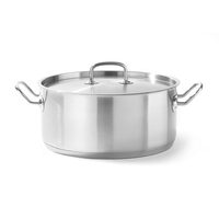 Cratita cu capac, 5 Lit, 24 cm diametru x 11,5 cm inaltime, din inox 18/10, foarte solida si rezistenta, potrivita si pentru uz profesional, gama Hendi Kitchen Line