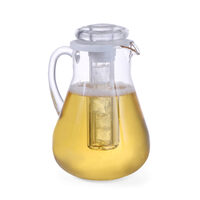 Carafa suc cu element racire, 3 Lt, plastic transparent rezistent, Hendi