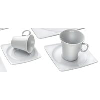 Farfurie Hendi Hong Kong pentru ceasca cafea/capuccino 200 ml, portelan alb