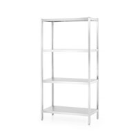 Raft cu 5 polite, picioare pliabile, HENDI, 900x450x(H)1800mm