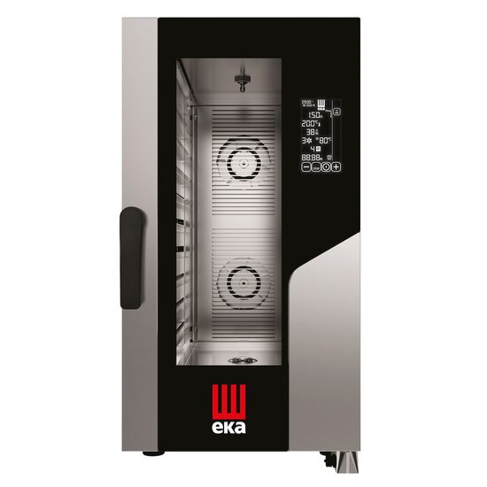 Cuptor electric cu convectie-abur Millennial Black Mask Gastro Compact 10 x GN 1/1, control electronic, Tecnoeka, 400V/15400W, 500x930x(H)970mm