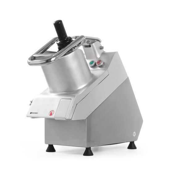 VANDUT Second Hand - Robot profesional pentru taiere legume - fructe, 750 W, 300 rpm, 5 discuri taiere incluse, Hendi, 50x25x(H)47 cm