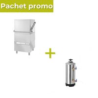 Pachet Masina spalat vase capota 50x50 + Dedurizator apa 12L