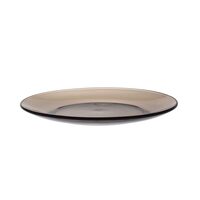 Farfurie plata Lys Sepia  din sticla, Duralex, Hendi, set 1 buc. ø190x(H)20 mm