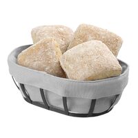 Cos servire paine cu punga textila, Hendi, 250x160x(H)75 mm