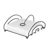 Suport negru pentru servetele, Hendi, 155x160x(H)80