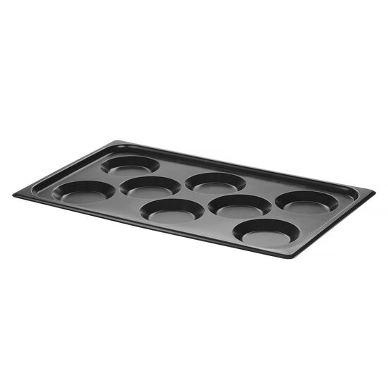 Tava pentru oua, cu invelis antiaderent CONVECTOMAT EGGPLATE, HENDI, GN 1/1, Negru, 530x325x(H)26mm