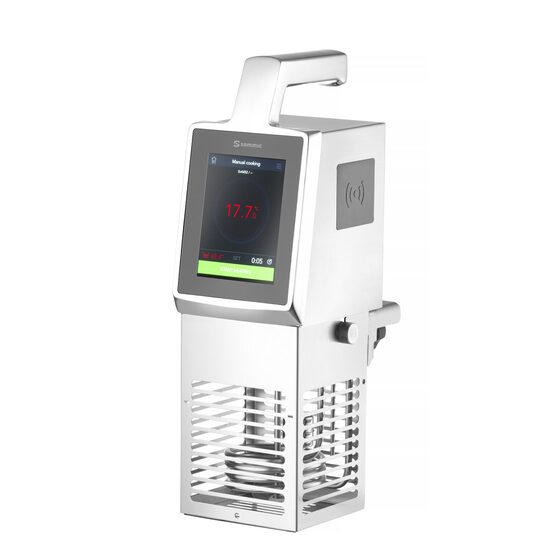 Circulator de imersie SmartVide X pentru gatit sous vide, Sammic, Argintiu, 230V/2000W, 125x148x(H)385mm