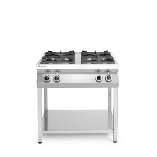 Masina de gatit cu 4 arzatoare pe stand deschis HENDI Smart, 2x3,5kW+2x6kW, 800x700x(H)900mm