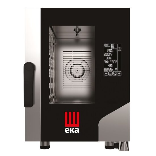 Cuptor cu aburi cu convectie Millennial Black Mask Gastro Compact 6x GN 2/3, electric, Tecnoeka, 400V/52000W, 500x750x(H)700mm