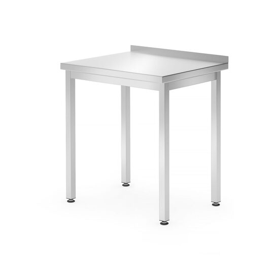 Masa de perete Budget Line, dimensiuni: 600 x 600 (H)850 mm, fara polita, insurubat