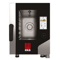 Cuptor cu aburi cu convectie Millennial Touch Screen Gastro Compact 6x GN 2/3, electric, Tecnoeka, 400V/5200W, 500x750x(H)700mm