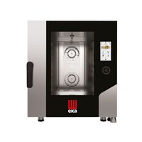 Cuptor cu convectie cu abur cu boiler Millenial Touch Screen Gastro 7x GN 1/1, electric, cu sistem automat de spalare, Tecnoeka, 400V/15000W, 730x849x(H)850mm