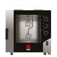 Cuptor pe gaz cu convectie cu abur Millennial Smart Bakery, 6 tavi 600x400 mm  Tecnoeka, 230V/500W, 13,5kW, 850x1041x(H)951mm