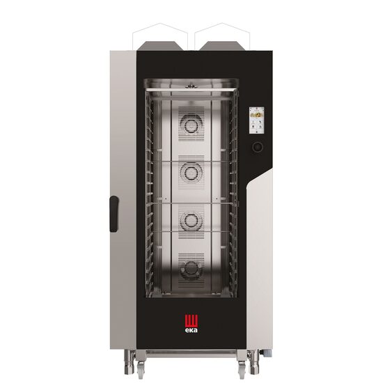 Cuptor pe gaz cu convectie cu abur Millennial Touch Screen Gastro, 20× GN 1/1,Tecnoeka, 230V/1450W, 30000kW, 930x1162x(H)1954mm