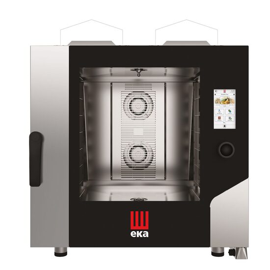 Cuptor pe gaz cu convectie cu abur Millennial Touch Screen Bakery ,6 tavi 600x400 Tecnoeka, 230V/500W, 13500kW, 850x1035x(H)950mm