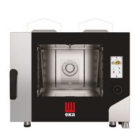 Cuptor pe gaz cu convectie cu abur Millennial Touch Screen Bakery, 4 x 600x400mm Tecnoeka, 230V/300W, 9300kW, 850x1035x(H)800mm